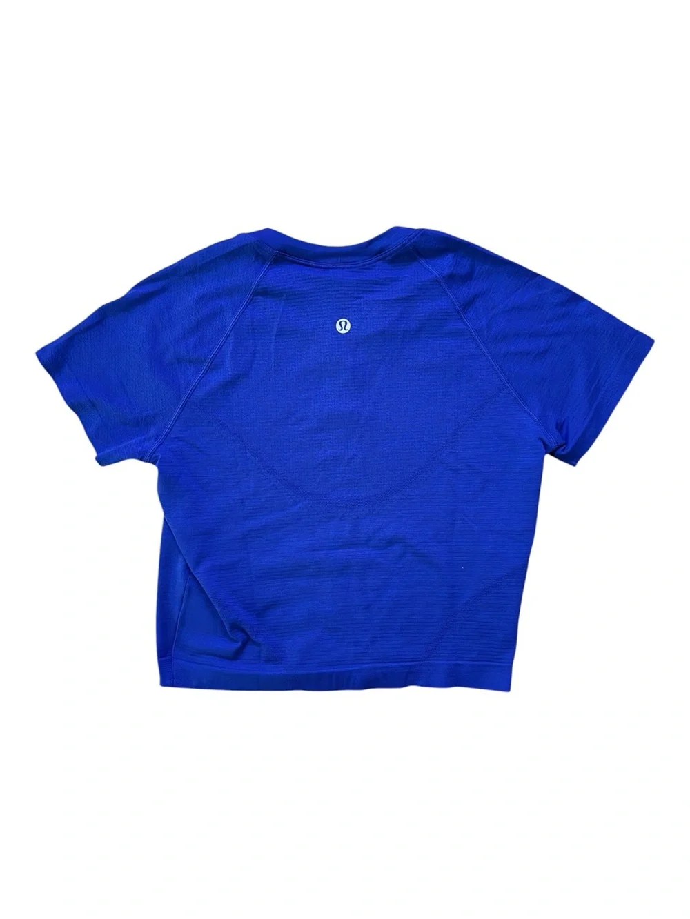 Lululemon Swiftly Tech Cropped Short Sleeve Shirt 2.0 Clubhouse Blue Size 6 NWT